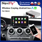 Беспроводной автомобильный мультимедиа Apple CarPlay Android для Mercedes Benz A B C E Class GLC CLA GLK W176 W204 W205 W253 W218 W212