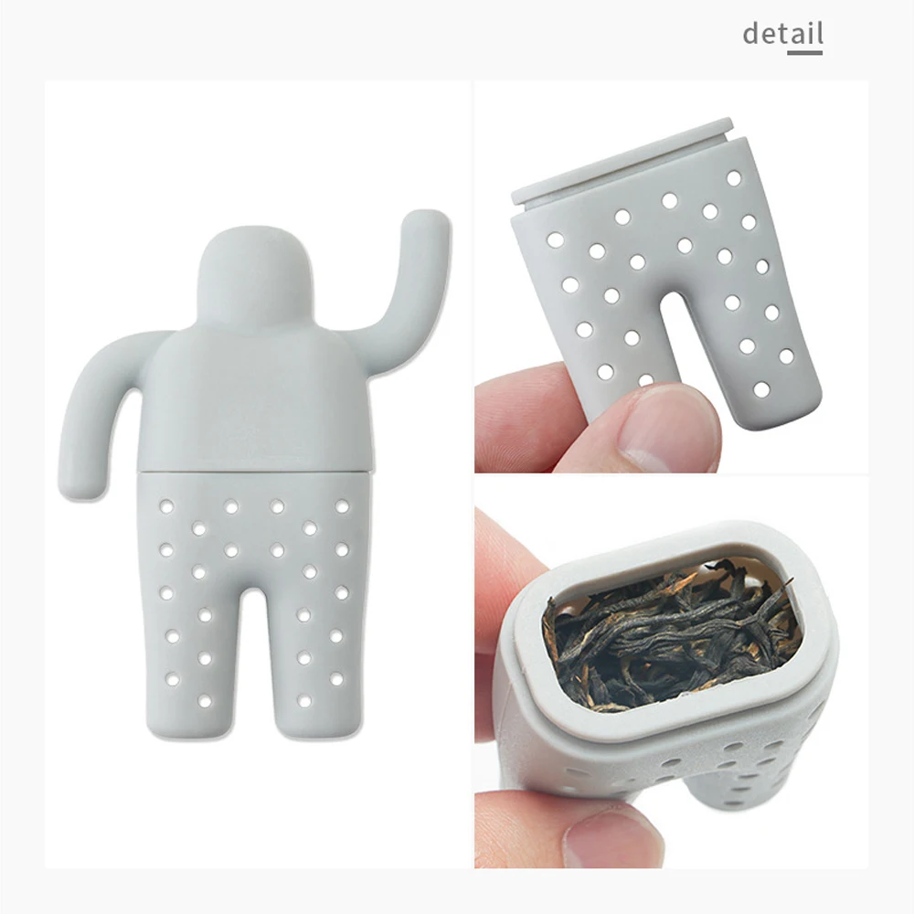 Ситечко для заваривания чая силиконовое с фильтром из мешок-сито листьев |