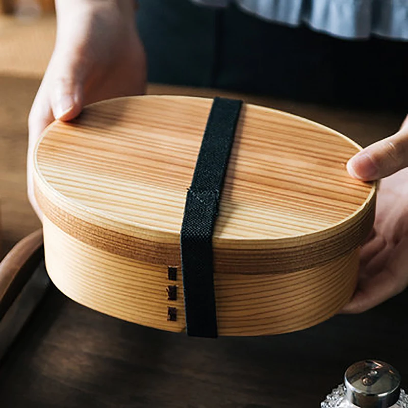 Baispo 3 шт./компл. Bento Box японский стиль ланч бокс для деревянные детские игрушки материал ПОСУДА Контейнеры для еды с отсеками здоровые