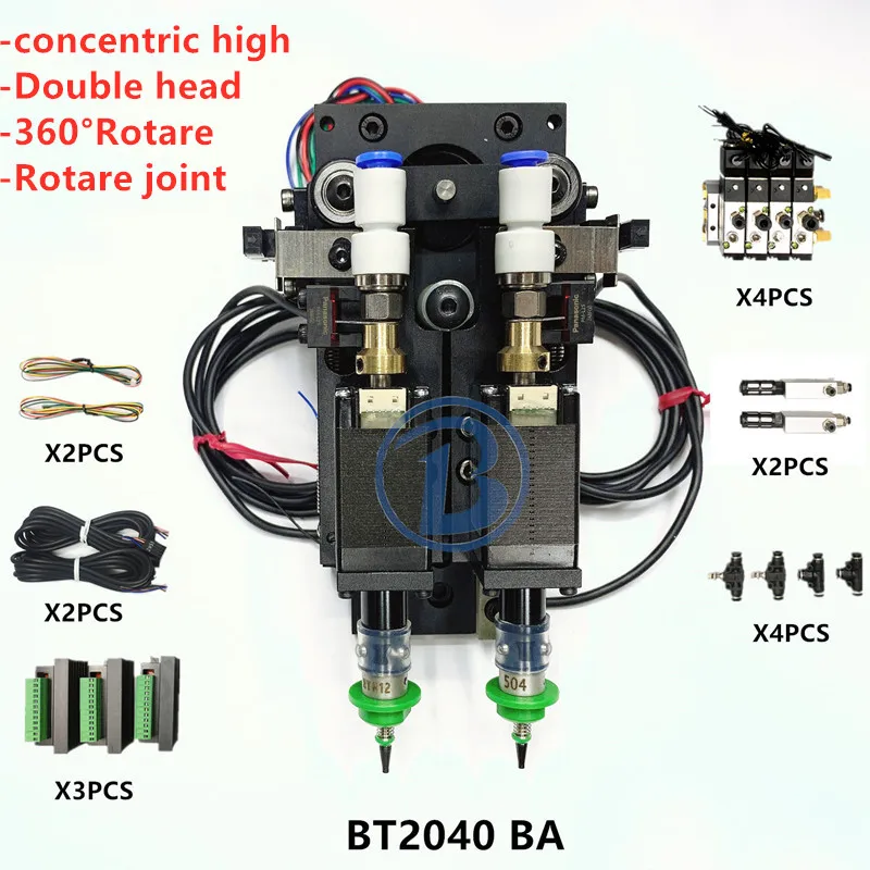 BT2040 SMT DIY монтажный разъем Nema8 полый вал шаговый для выбора места с двойной