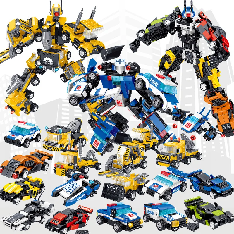 Звездные войны Робот трансформер модель грузовика строительные блоки кирпичи