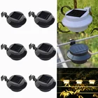 Уличный садовый фонарь на солнечной батарее, 3 светодиода, водонепроницаемый светильник для забора, настенный солнечный светильник, уличсветильник щение