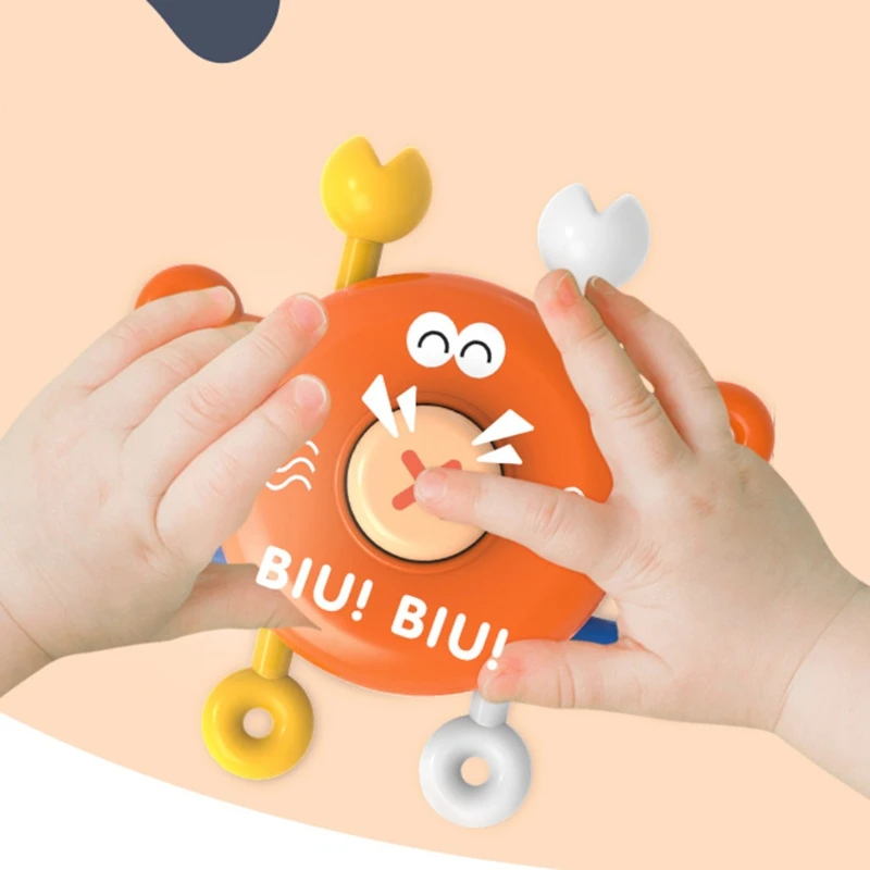 

Baby Finger Training Rotating Rattle Kids Behavior Correction Cartoon Toys with Pleasant Music Accompany Toys