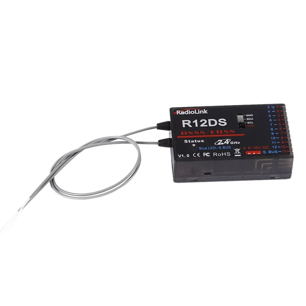 

Radiolink R12DSM R12DS R9DS R8FM R8EF R8FM R6DSM R6DS R6FG R6F Rc Receiver 2.4G Signal for RC Transmitter