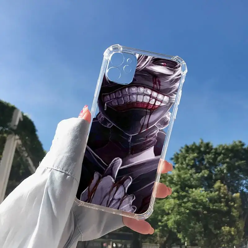 

Tokyo Ghoul Trendy Anime Kaneki Ken Phone Case Transparent for Clear iPhone 11 12 8 7 6 6S XS MAX Plus X 5S SE 2020 XR mini pro