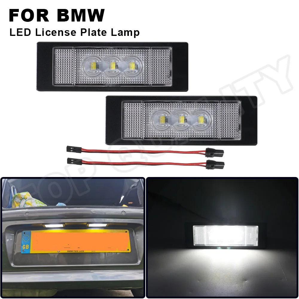 

For BMW E81 E85 E86 E87 E89 E63 E64 F12 F20 F21 F13 F06 Mini Cooper R55 R55N R60 R61 Car LED License Number Plate Light Lamps