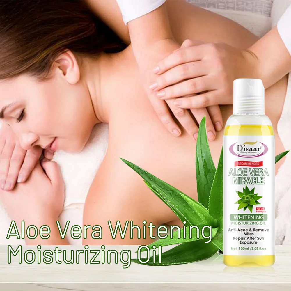 100g DISAAR Body Moisturizing Oil Aloe Vera Body Moisturizing Oil Moisturizing Skin Massage Relaxing Massage essential oils 
