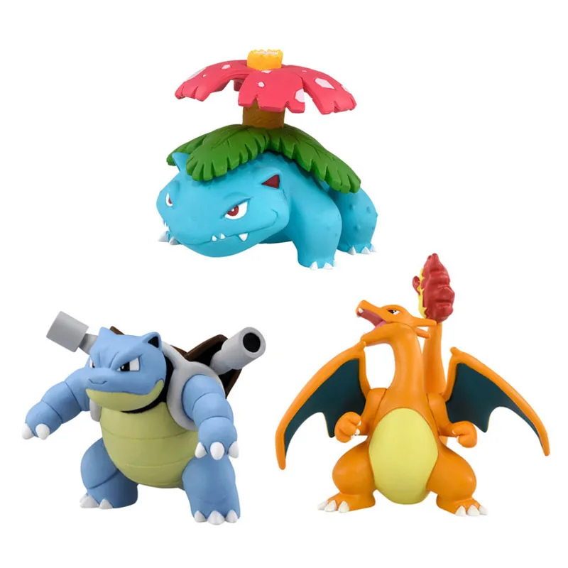 Фигурки героев аниме TAKARA TOMY первый партнер Покемон венузавр бластоз Charizard