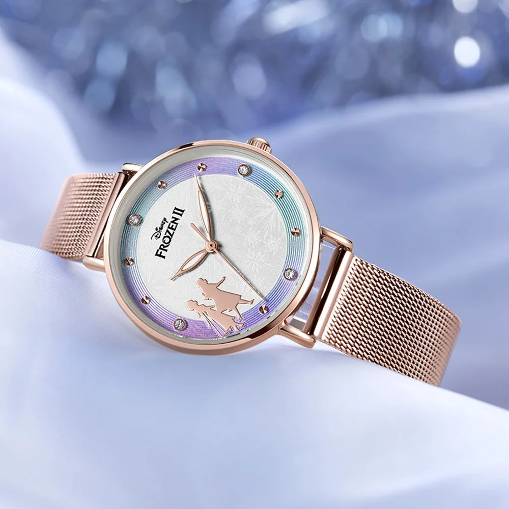 Дисней Женские кварцевые наручные часы Сестры Эльза шаблон браслет женские