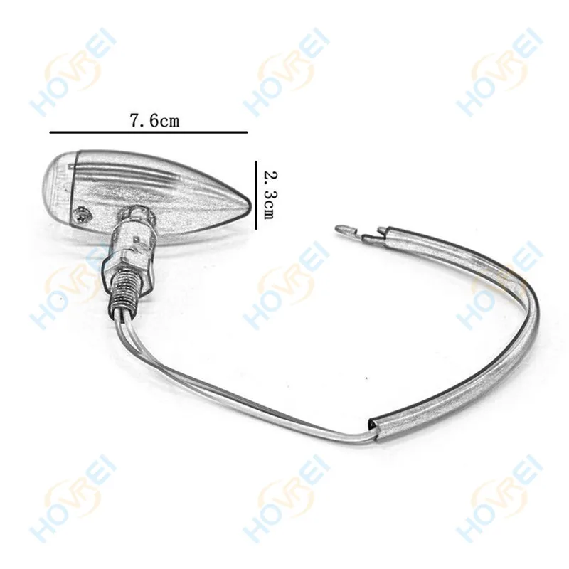 4 шт. универсальный Ретро мотоциклетный металлический указатель поворота