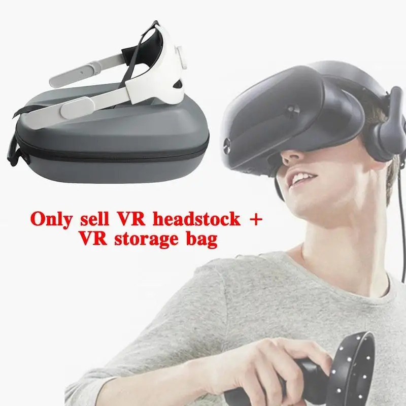 

Сумка для хранения из ПУ кожи 2 в 1 и регулируемый сменный удобный ремешок для головы для Oculus Quest 2 VR защитный чехол Аксессуары для переноски