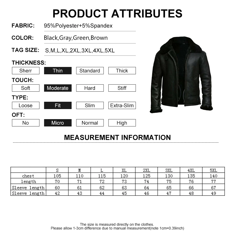 Winter Coats Men Thick Faux Leather Fur Sheepskin Coat Fur Leather Jacket Zipper Fly Belt With Hat Male Plus Size Aviator Jacket