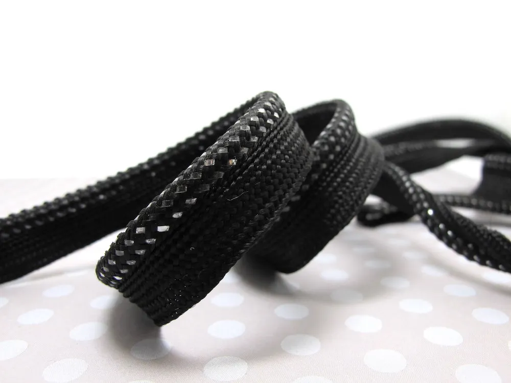 5 ярдов [черный] окантовка для губ корд обивки подушек отделка швейные