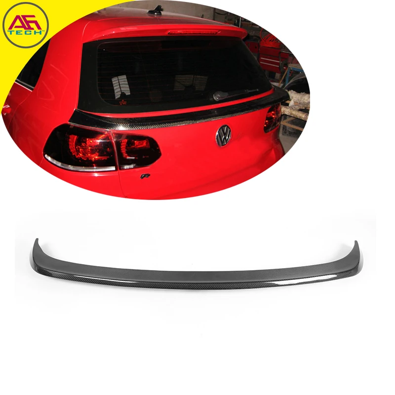 Углеродное волокно AG стиль задний Средний спойлер крыло задняя дверь для Volkswagen/VW