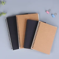 1pc sketchbook retro spiral coil kraft paper notebook sketch painting diary drawing painting graffiti office school stationery