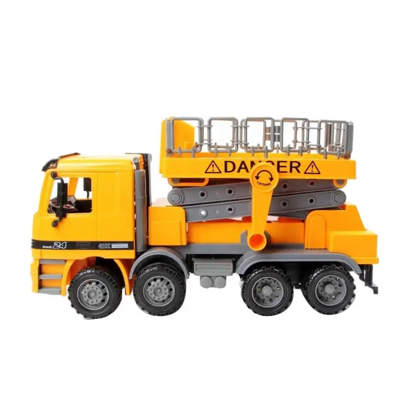 

Friction Powered Scaffold Bucket Lift Construction Toy,Inertia Repair Car Toy, Engineering Vehicle,Toys for Children 2-6