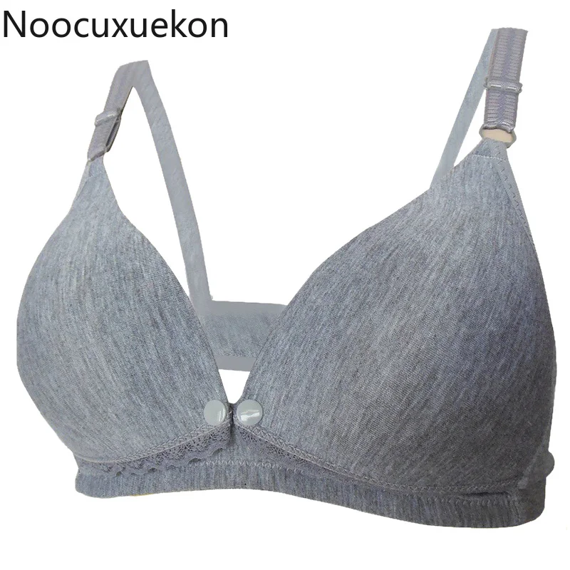 Новый Регулируемый женский бюстгальтер с застежкой спереди хлопковый