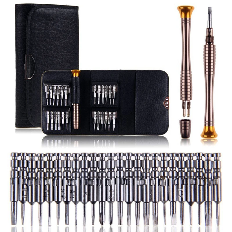 

25 in1 Precision Screwdriver torx precision hand screwdrivers tool set for mobile phones bits for screwdriver MultiTools watch