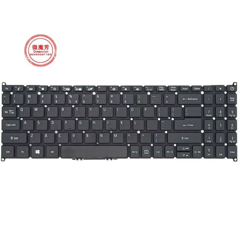 

US/RU NEW Laptop Keyboard for Acer Aspire A315-54 A315-54G A315-55 A315-55G A515-52 A515-53 A515-54 English
