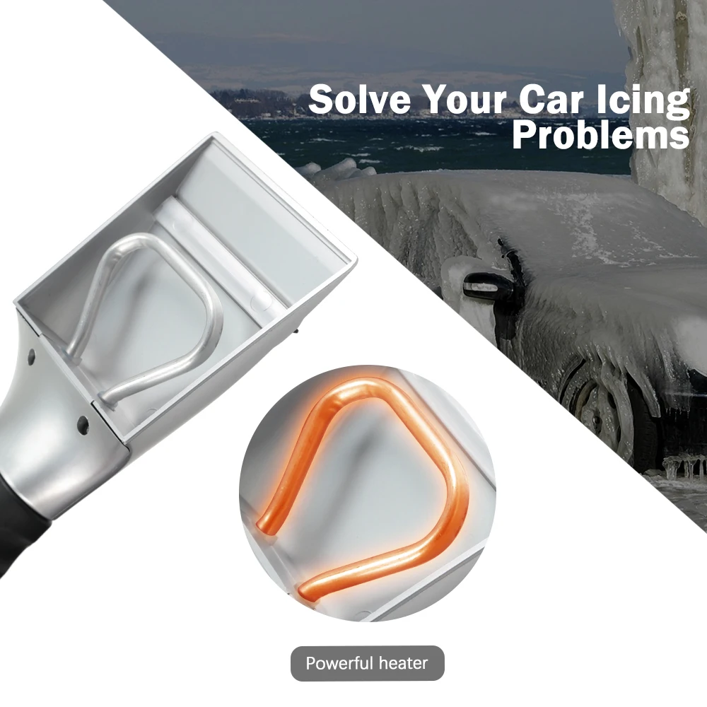 12 В Электрический Подогрев автомобиля скребок для льда прикуриватель снег