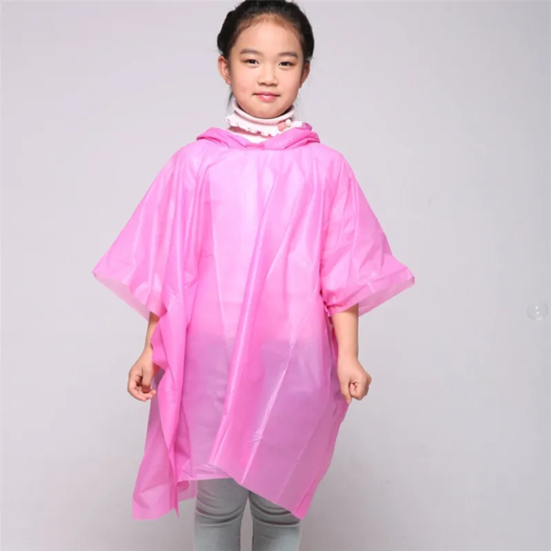 Новинка Мужская и Женская водонепроницаемая куртка дождевик с капюшоном детский