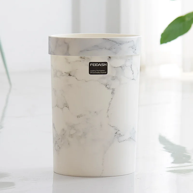 Скандинавская мусорная корзина для спальни простая креативная кухонная круглая