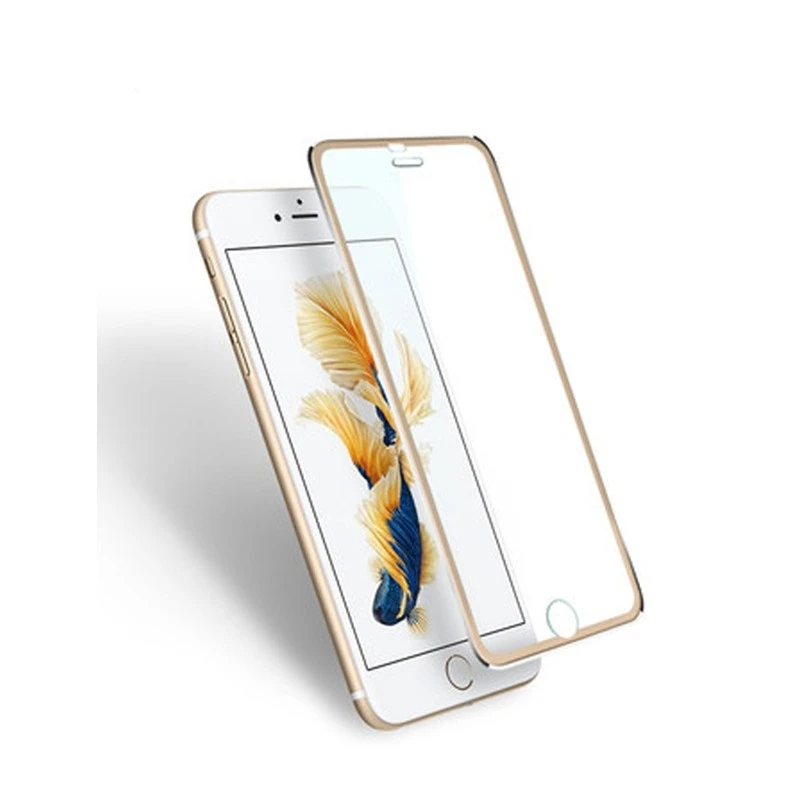 UPaitou Защита экрана для iPhone 7 6 6S Plus 6Plus закаленное стекло полное покрытие 3D закругленные края титановая защитная пленка покрытие