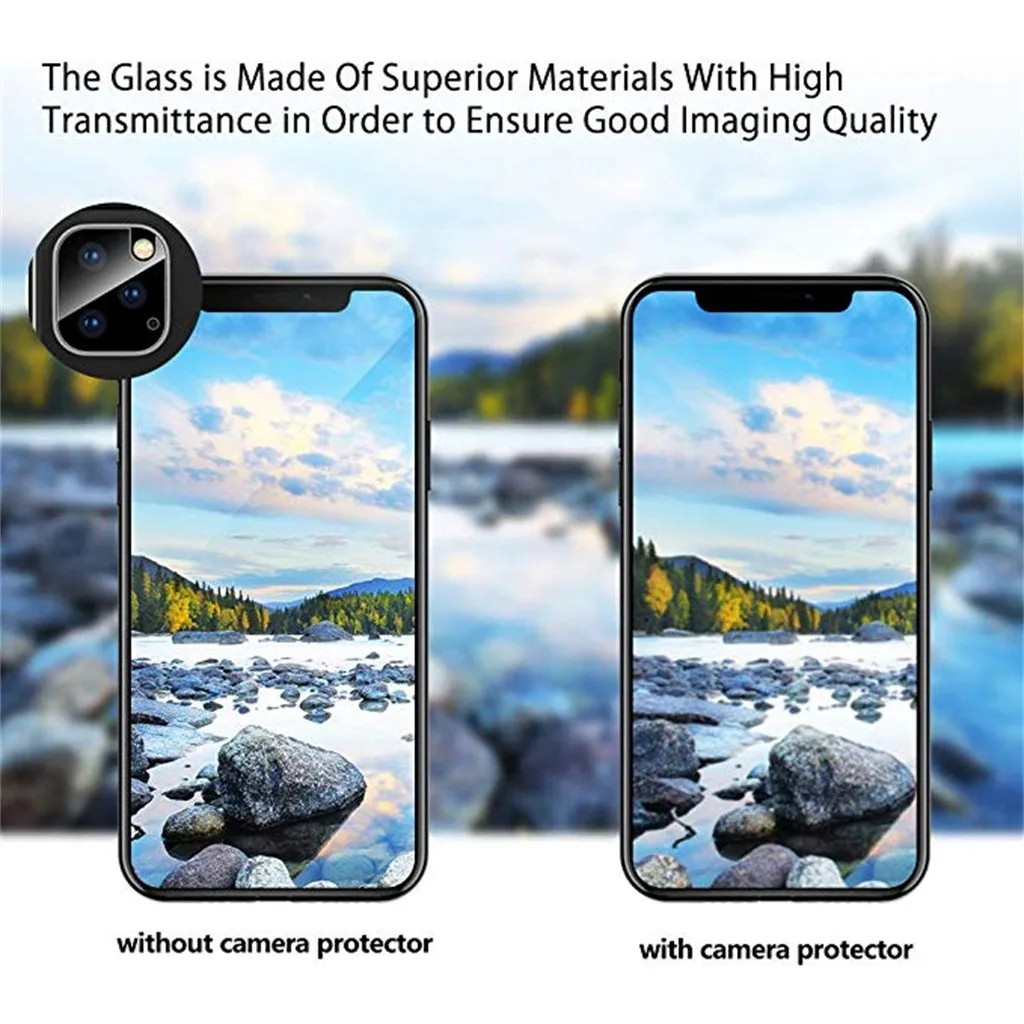 Задняя Защитная пленка для объектива камеры iPhone 11 Pro Max экрана из стекловолокна