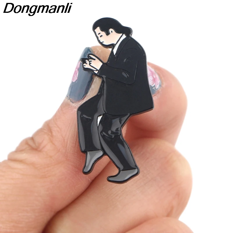 

P4341 Dongmanli Classic Funny Movie Enamel Pin Metal Lapel Badges Pins and Brooches Collar Jewelry for Gifts