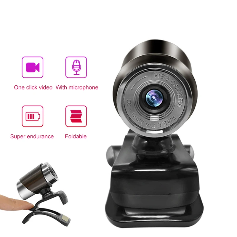 

HD Webcam Autofocus Web Camera With Microphone USB Plug Webcam For Computer Laptop Web USB Camera