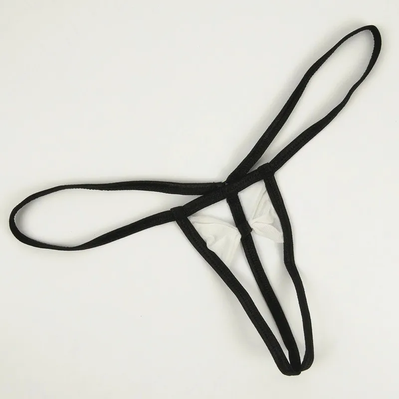 Мужские Экзотические трусы стринги с открытой промежностью и бабочкой танга