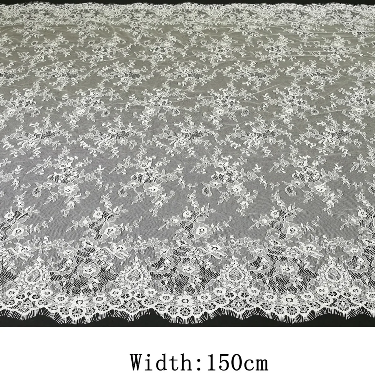 

3Meters/lot Width 150cm Nylon wedding lingerie lace eyelash lace Fabric Lace accessories