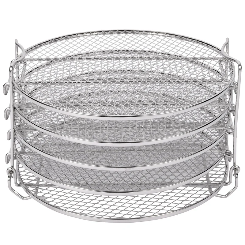 Dehydrator Rack For Ninja Foodi 6.5 &amp 8 Qt Pot Duo Crisp Qt. Stainless Steel 5 Stackable Layers | Дом и сад