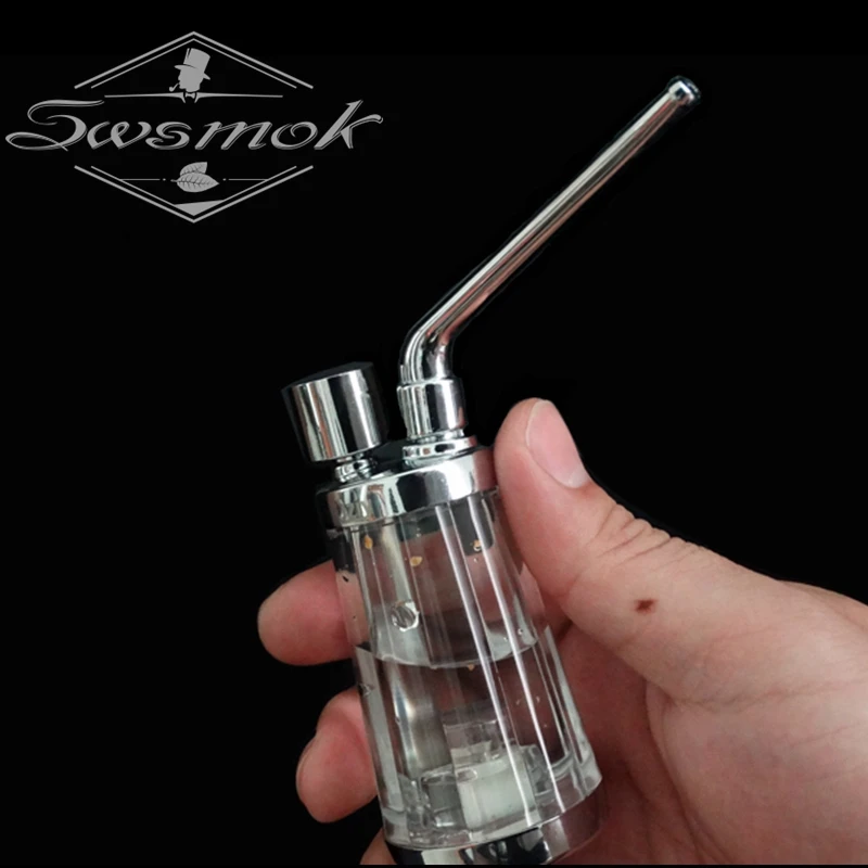 

SWSMOK New Popular Bottle Water Pipe Portable Mini Hookah Shisha Tobacco Smoking Pipes Gift of Health Metal Tube Filter
