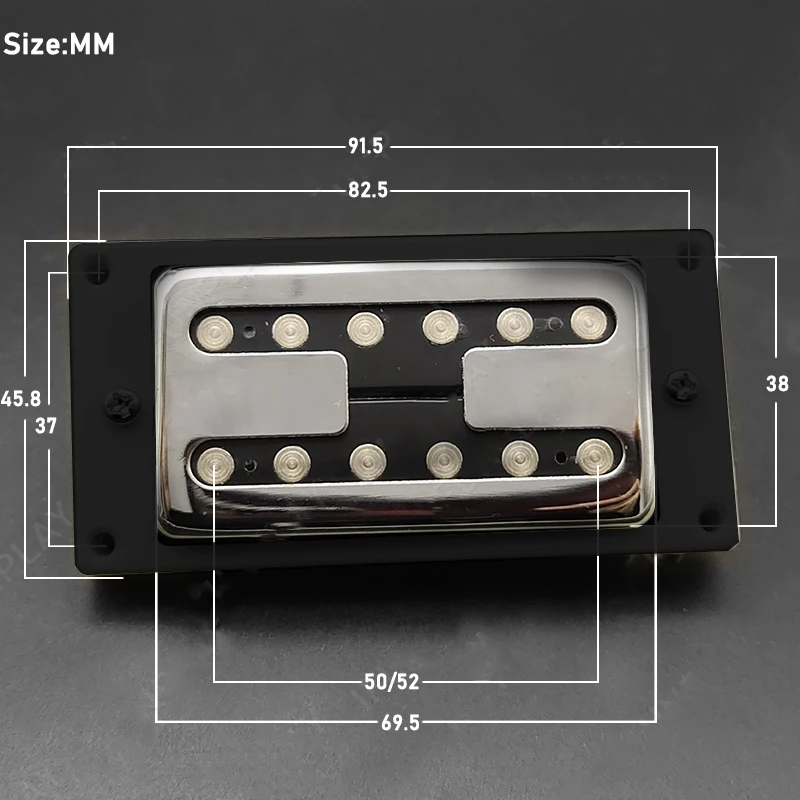 

LP Guitar Humbucker H Style Bridge Humbucker Pickups Double Coil Pickup Compatible with LP Style Electric Guitar