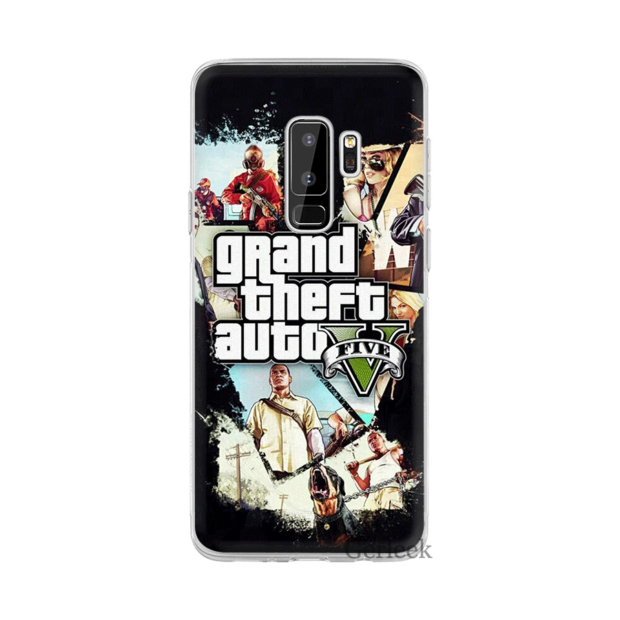Мобильный чехол для телефона Samsung Galaxy J1 J2 J3 J5 J7 твердый переплет GTA 5 защиты