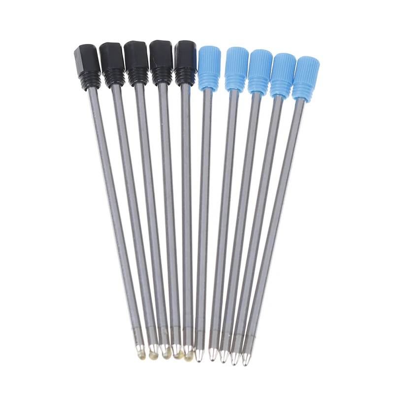 

10pcs/lot Metal Element Crystal Ink Ballpoint Replace Refill Pen For School Student Writing Pen Cores