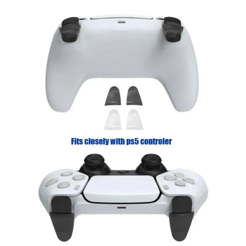 Для геймпада Playstation 5 кнопки триггера L2 R2 удлинители новый силиконовый джойстик колпачки для пальцев захват для PS5 Dualsense геймпад