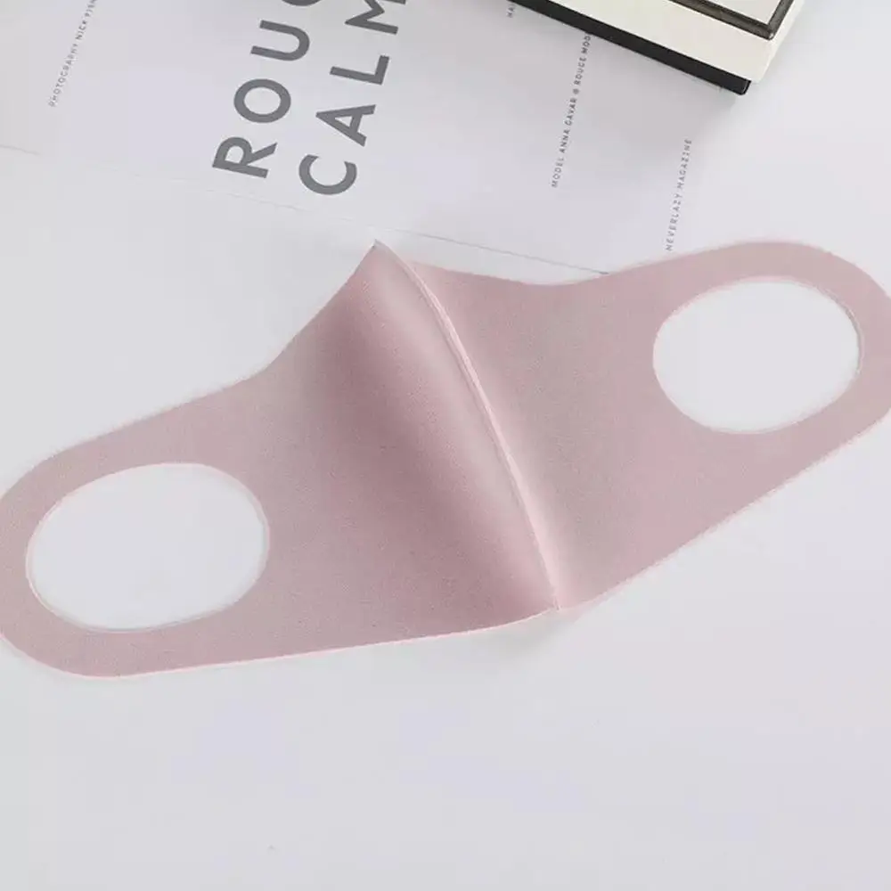 Многоразовая маска для рта с петлей ушей 3D ледяная шелковая хлопковая