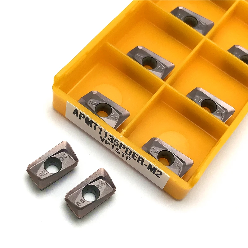 APMT1604 M2 VP15TF H2 APMT1135 vp15tfкарбидный концевой фрезерный инструмент Фрезерный Φ APMT1604PDER