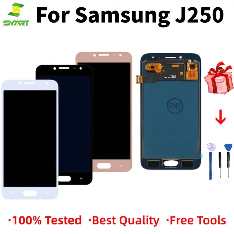 100% Test Can Adjust Brightness TFT J250F LCD Display Touch Screen Digitizer Assembly For Samsung Galaxy J2 Pro 2018 J250 J250M | Мобильные