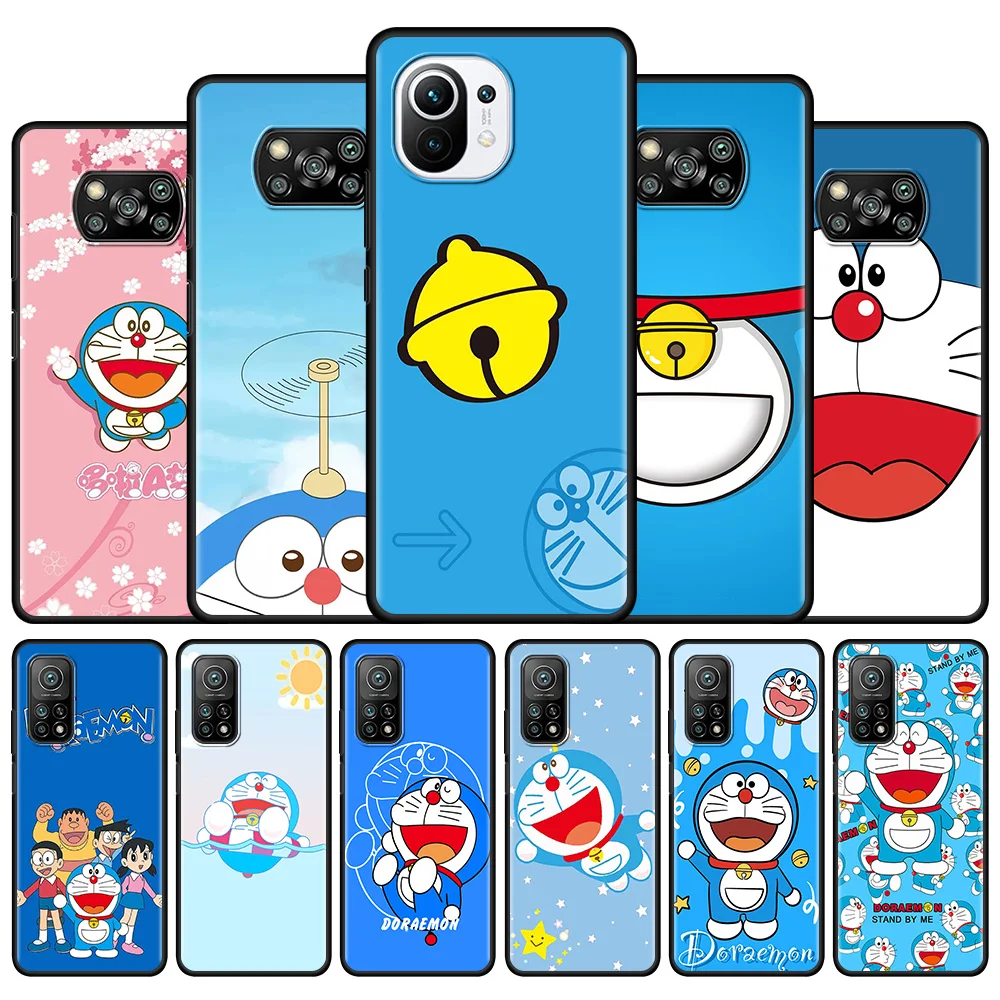 

Cartoon Anime Cute Doraemon Silicone Case for Xiaomi Mi 10T Pro 11 Lite 5G 9T Note 10 Lite A2 CC9 11X Pro Back Phone Bag Funda