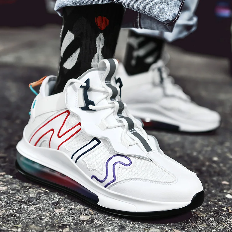 

Men Casual Shoes High Quality Men Sneakers Lace-up Fashion Walking Shoes Breathable Zapatillas Hombre Man Trainers Plus Size 48