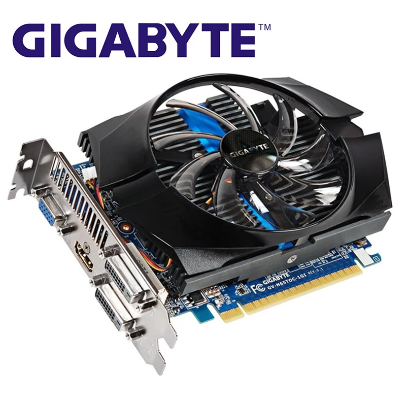 Видеокарты GIGABYTE GTX 650Ti 1 ГБ 128Bit GDDR5 GV N65TOC 1GI для nVIDIA Geforce Hdmi Dvi VGA|Видеокарты| |
