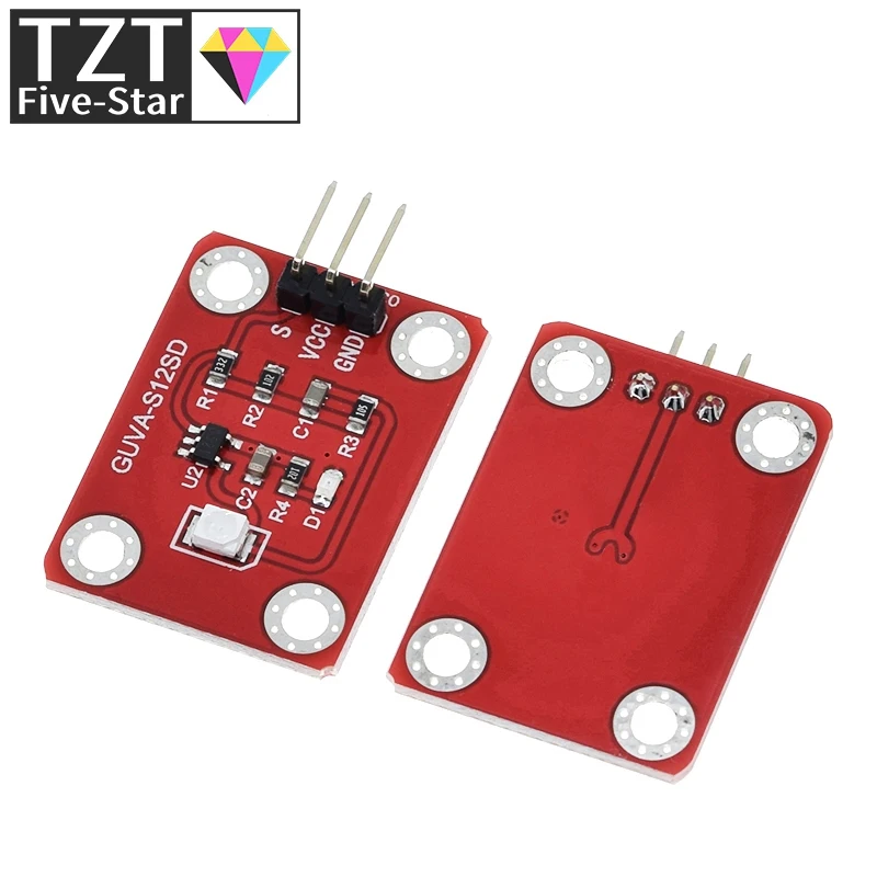 УФ-датчик 3528-3 3 нм Φ фотомодуль постоянного тока-5 в для Arduino /Raspberry pi - купить по