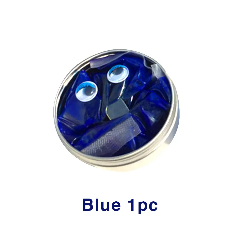 Blue 1pc Забавная Магнитная резиновая грязь Сделай Сам Магнитная слизи полимерная умная глина резиновая красочная Новинка антистрессовая игрушка слизи игрушки для детей - Цвет: Blue 1pc