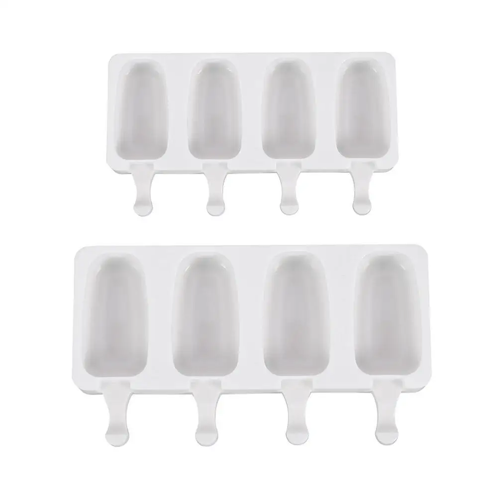 Силиконовая форма для мороженого с 4 ячейками сделай сам кубика льда лоток Лидер