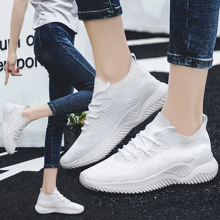

2021 spring, summer and autumn new all-match sports and leisure mesh large size flat shoes women's