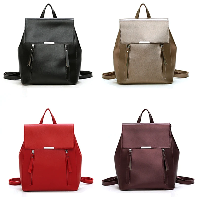 

Brand Women's Backpack Design Large Capacity All-match Shopping Lady Shoulder Bag New Trend Female College Student School Bag