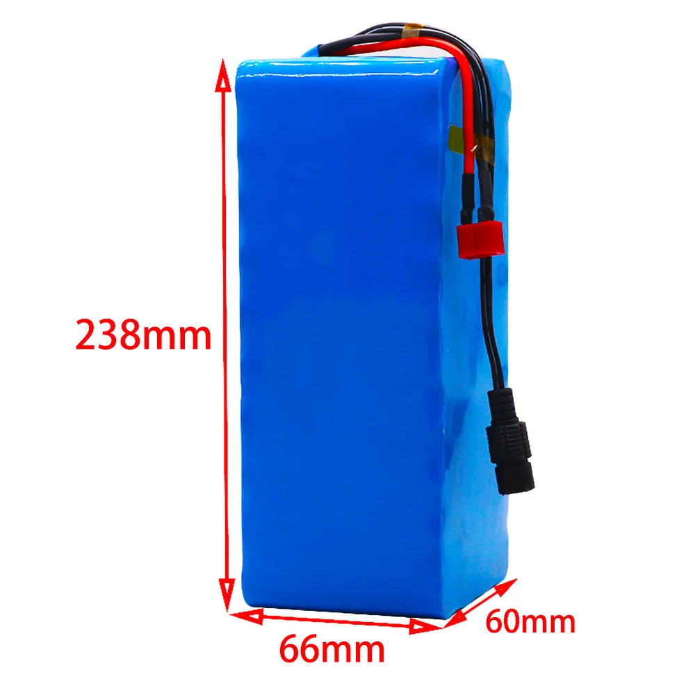 

High Capacity 48V 100000mAh 1000W 13S3P Lithium-ion Battery Pack For 54.6V E-bike Electric Bicycle Scooter with BMS